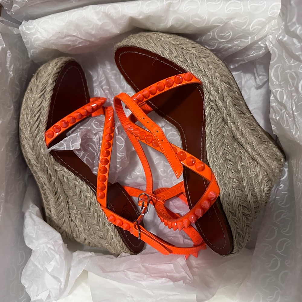 AUTHENTIC CHRISTIAN LOUBOUTIN WEDGES